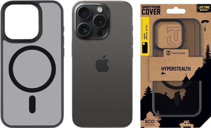 Produktbild Tactical MagForce Hyperstealth Cover for iPhone 15 Pro Asphalt (Apple iPhone 15 Pro)