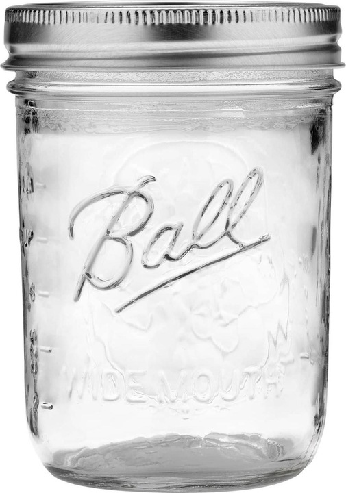 Einfach Weniger Palla Mason Jar di diverse dimensioni (1 pz., 0.48 l)