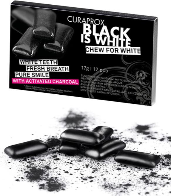 Produktbild Curaprox Black Is White Kaugummi (12 Stk., 23 g)