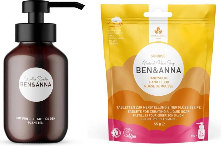 Immagine prodotto Ben & Anna Set alba nuvola a mano (Sapone liquido, 55 ml)