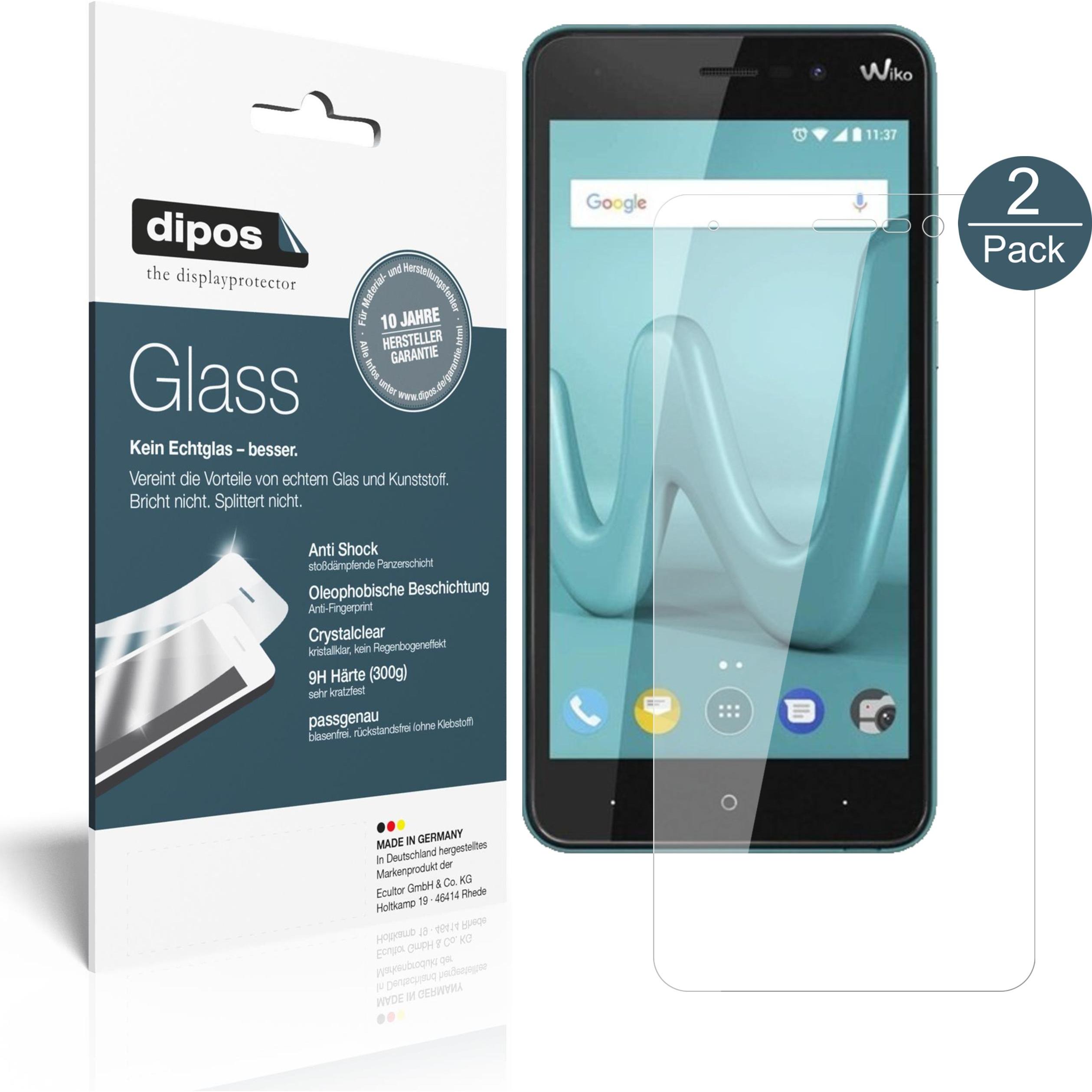 Dipos Displayschutz Anti-Shock (1 Stück, Wiko Lenny 4 Plus), Smartphone Schutzfolie, Transparent