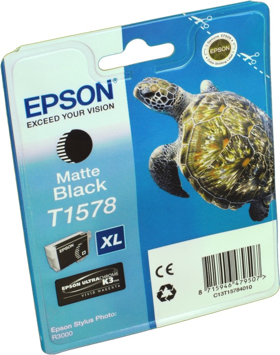 Produktbild Epson T1578 Ultra Chrome K3 (MBK)