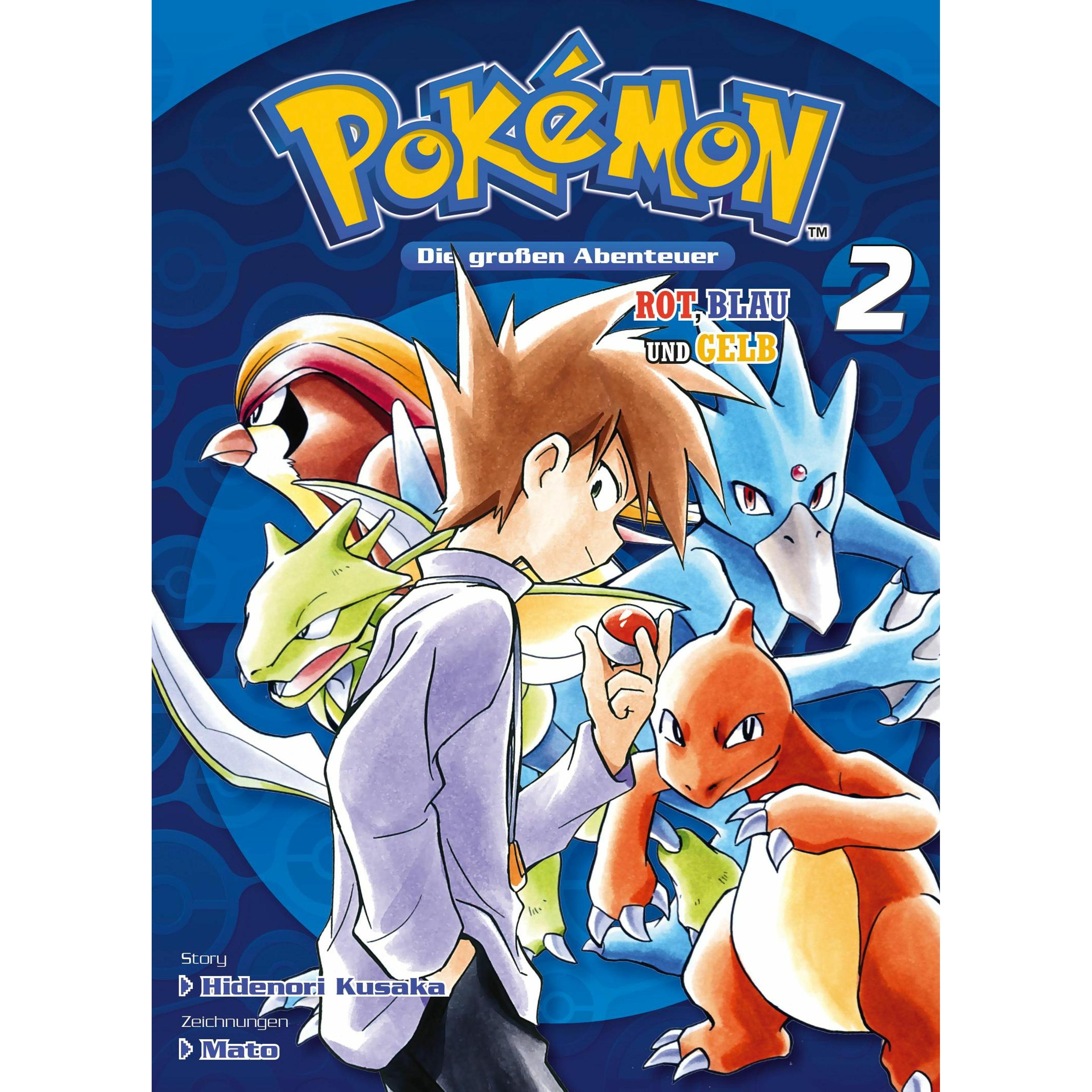 Pokémon - Die grossen Abenteuer: Rot, Blau und Gelb 02, Narrativa di Kusaka Hidenori, Gyo Araiwa, Mato