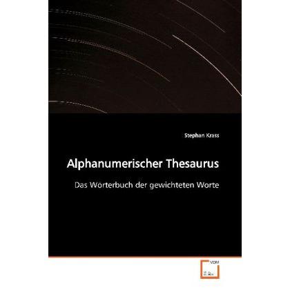 Alphanumerischer Thesaurus, Fachbücher von Stephan Krass