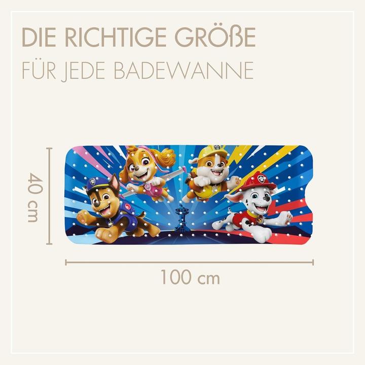 Actual product image Activity Board Non-slip bath mat for children - anti-mould bath mat compartments, antibacterial, with suction cups