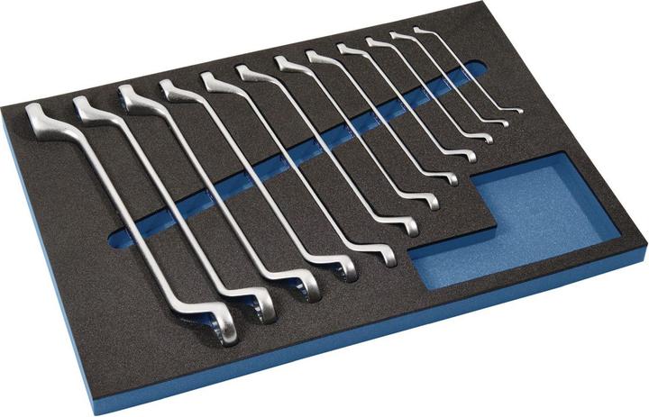 Tecwerk Werkzeugmodul 12-teilig 3/3-Modul Schlüsswelweiten 6x7-30x32 mm