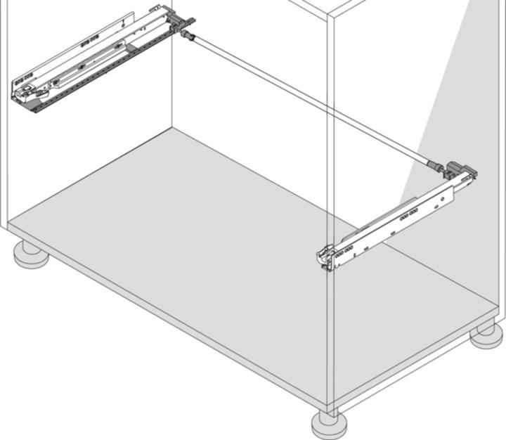 Actual product image Blum Side stabilization LEGRABOX pure/free, grey