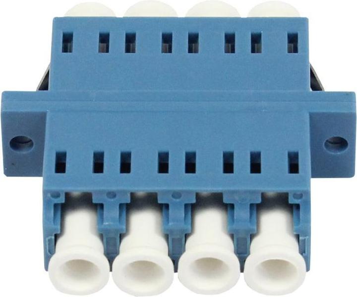 Immagine prodotto Synergy 21 Giunto in fibra ottica, presa LC/presa LC, 9/125u monomodale OS2, blu, Quad, PVC, con flangia (Accoppiamento di rete)