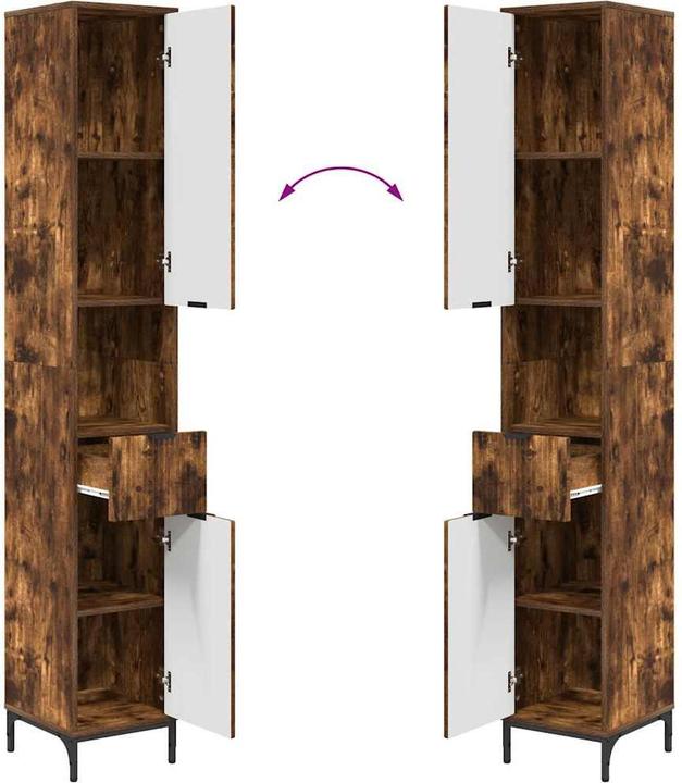 Image du produit vidaXL Badezimmerschrank (33 x 33 x 190 cm)