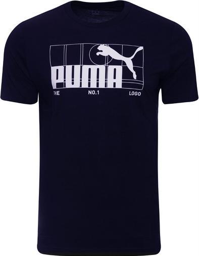 Actual product image Puma GRAPHIC No.1 Logo Tee New Navy (M)