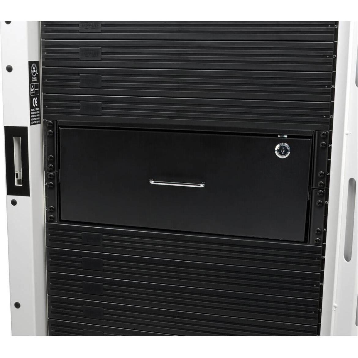 Thumbnail - Eaton SmartRack 4U Locking Rack-Mount Storage Drawer (4 HE, 19 Zoll Rack), Serverschrank, Schwarz