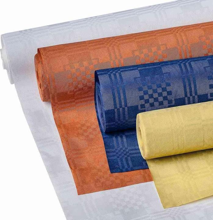 Produktbild Quickpack Papier-Tischdecke "Goldica Swing Party" 8 x 1 m terracotta auf Rolle