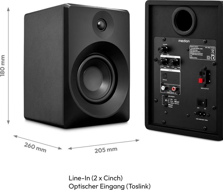 Actual product image Medion LIFE P61925 (1 pair, 100 W)