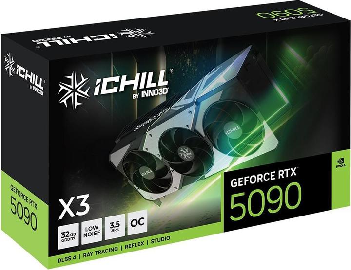 Image du produit Inno3D GeForce RTX 5090 iCHILL X3 (32 Go)