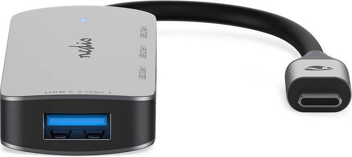 Actual product image Nedis USB hub 1x USB-C™ - 4x USB A, 4-port port(s), USB 3.2 Gen1, powered via USB, 5 Gbps (USB-C, 4 Ports)