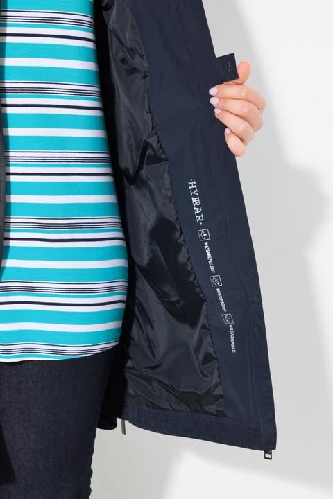 Actual product image Ulla Popken Parka, Zipper-Seitenschlitze, Kapuze, Zipptaschen (50, 52)