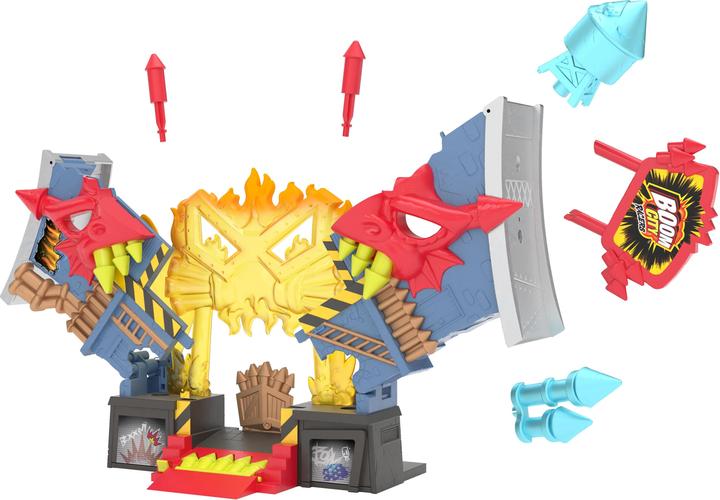 Actual product image Zuru Boom City Racers Fireworks Factory - 3-in-1 playset - Rip, Race, Explode collectible toy, au