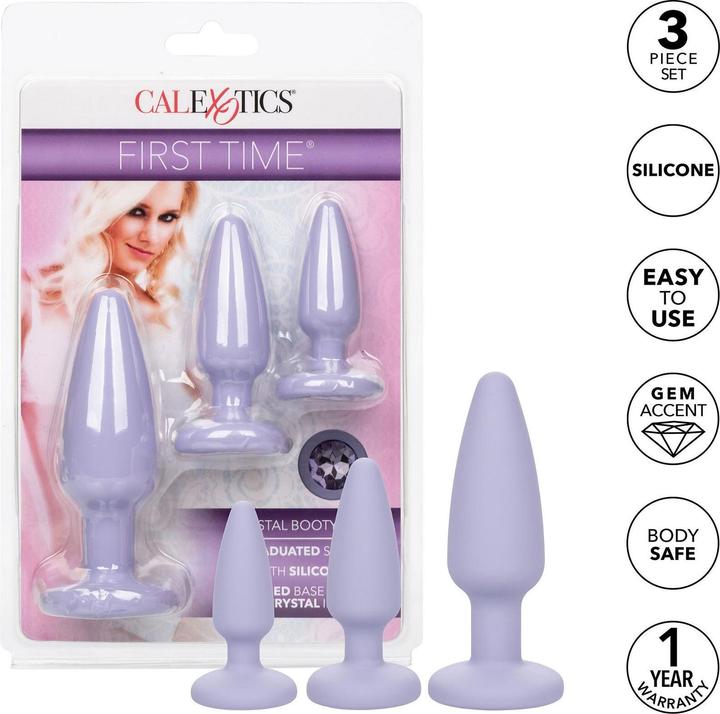 Produktbild CalExotics First Time® Crystal Booty Kit - Purple