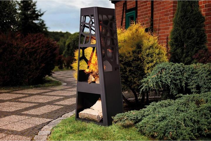Immagine prodotto Dobar Camino da giardino in acciaio nero 48 x