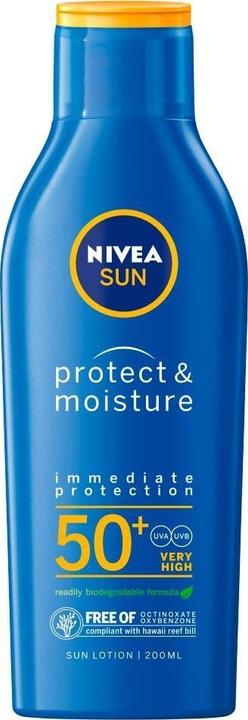 Image du produit NIVEA Protect et Moisture (Lotion solaire, SPF 50, 200 ml)