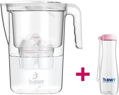 BWT Filtro per acqua da tavolo Vida da 2,6 litri + borraccia