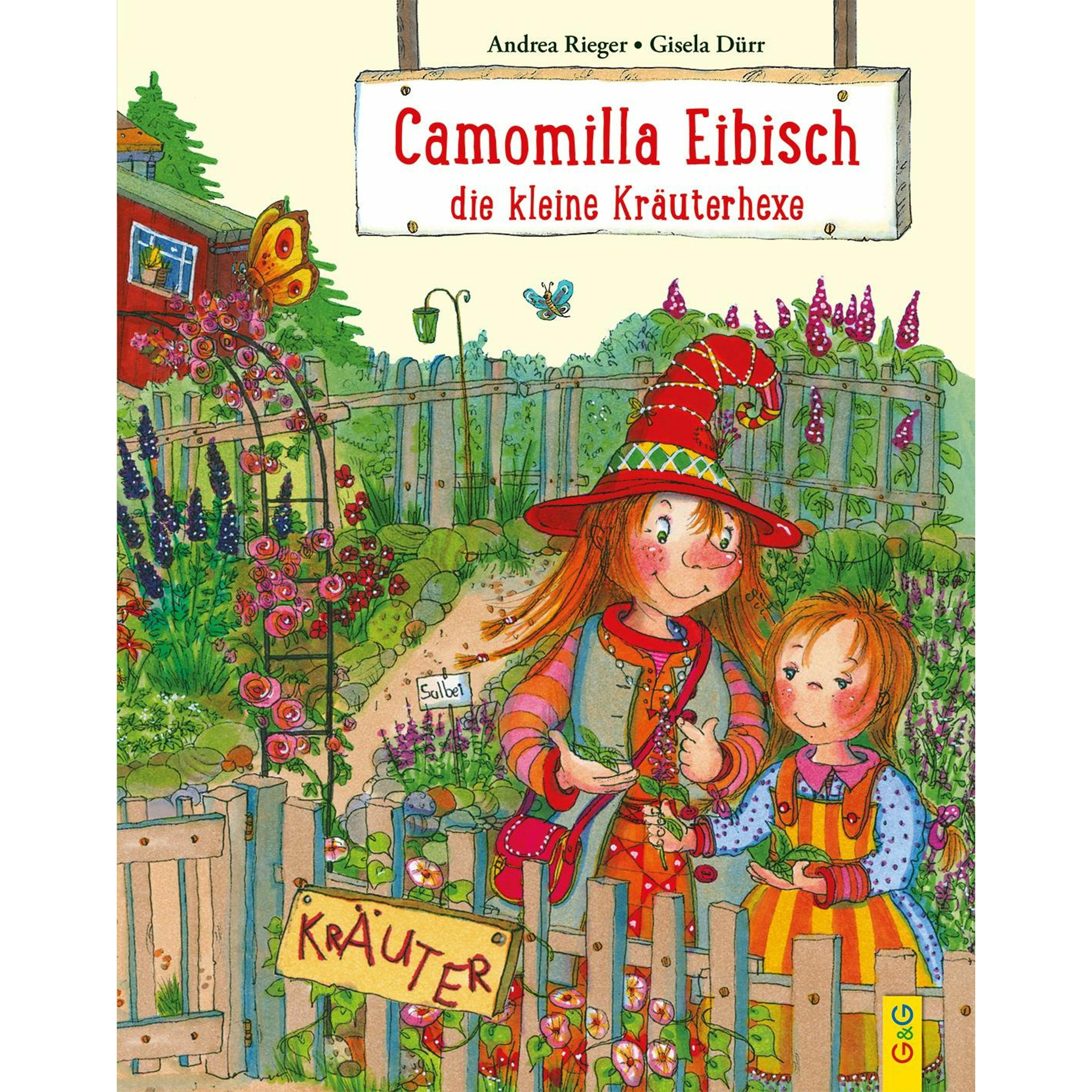 Camomilla Eibisch, die kleine Kräuterhexe, Kinderbücher von Gisela Dürr, Andrea Rieger
