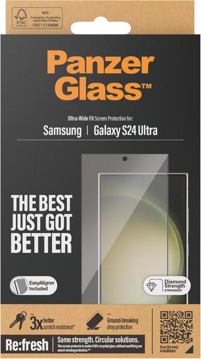 Immagine prodotto PanzerGlass Ultra-Wide Fit (1 Pezzo/i, Samsung Galaxy S24 Ultra)