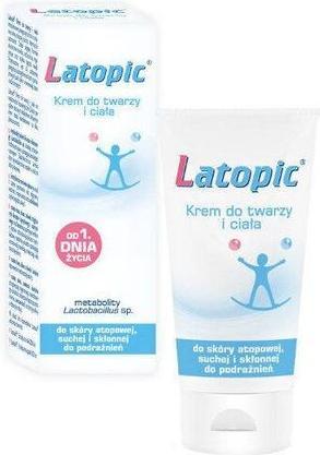 Actual product image Latopic Face and Body Cream 75 ml
