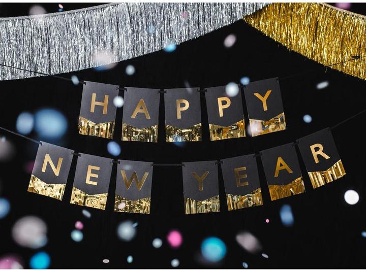 Actual product image Partydeco Garland Happy New Year (1 pcs.)