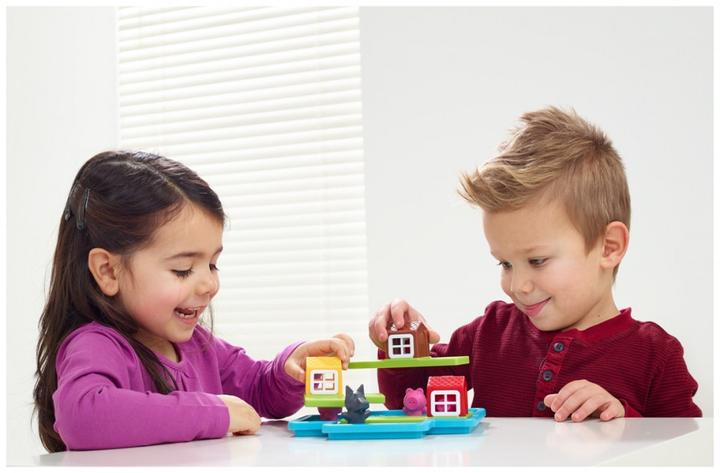 Immagine prodotto Smart Games Puzzle game Three Little Piggies - Deluxe (Inglese, Tedesco, Francese, Italiano, Spagnolo)