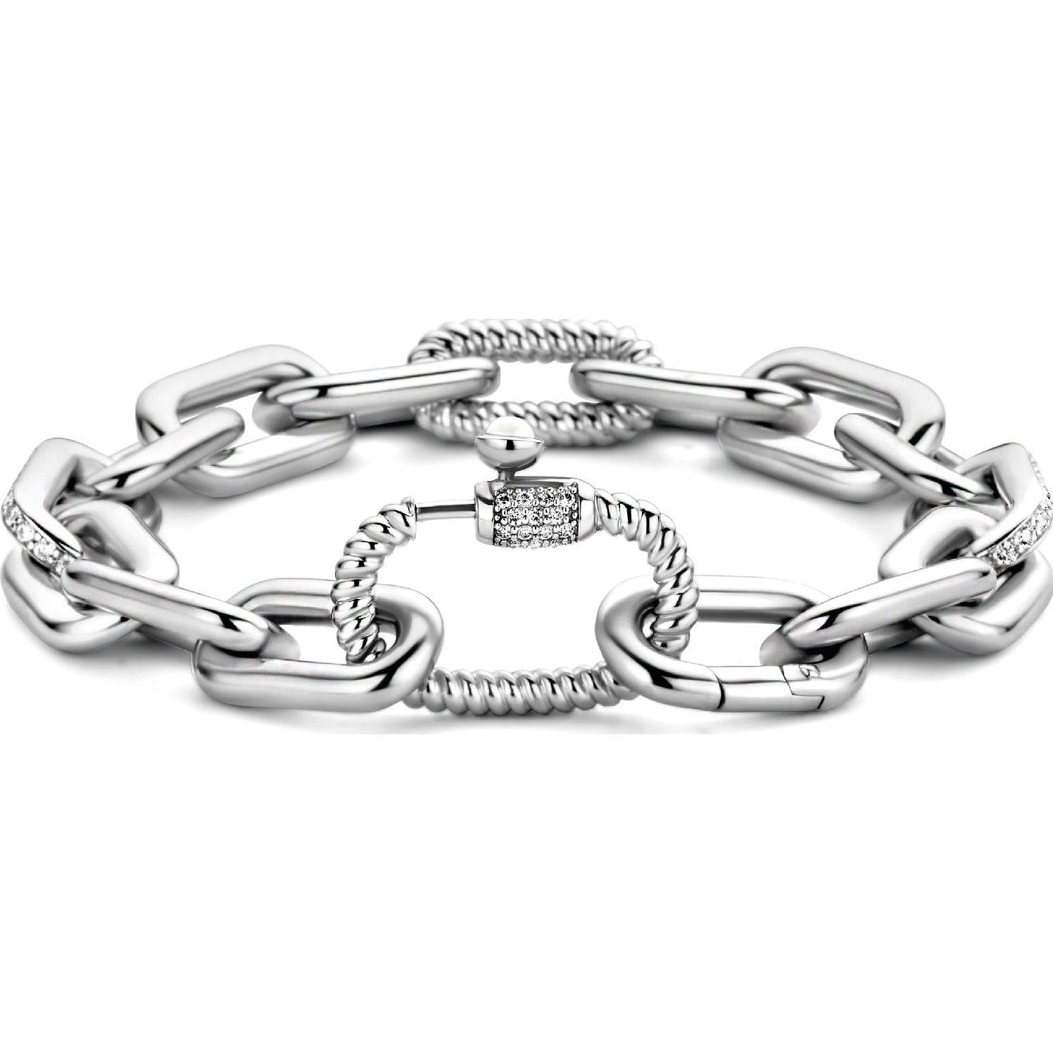 Ti Sento Milano, Armschmuck, Armband, (21 cm, 925er Silber)