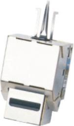 Datacom Keystone CAT6 STP silver dual-mini (Keystone Modul)