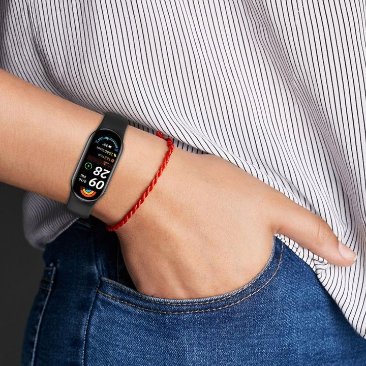 Produktbild 4Kom Tech-Protect IconBand Pure Armband für Xiaomi Smart Band 8 / 9 / 10 / NFC - schwarz (100% Silikon)