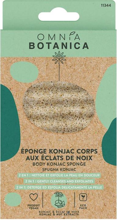 Immagine prodotto Omnia Botanica - Spugna corpo Konjac con estratti di noci