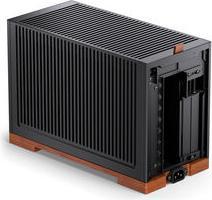 Produktbild Jonsbo T9 Black PC-Gehäuse, Mini-Gehäuse, ITX, PCIe 5.0 Riserkabel - silber (Mini-ITX)