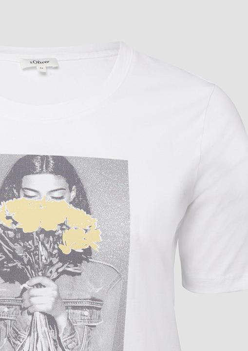 Produktbild s.Oliver Baumwoll-T-Shirt mit Frontprint (54)
