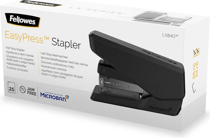 Actual product image Fellowes Stapler LX840 25 pages, Black (25 Sheets)
