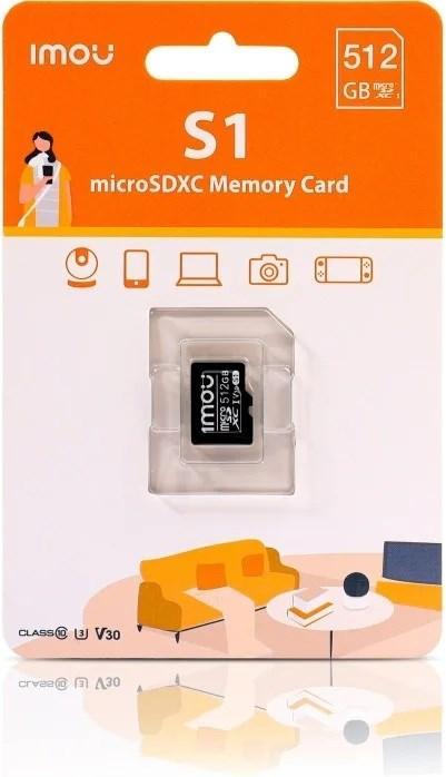 Immagine prodotto Imou MicroSD-Speicherkarte von Modell ST2-512-S1 512GB Kapazität (512 GB, microSDXC, UHS-I)