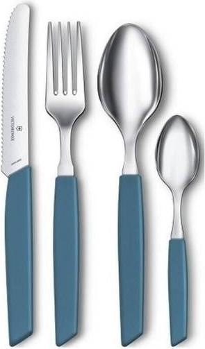 Productafbeelding Victorinox Bestekset Swiss Modern 24-delig, Blauw (24 Stuk, Bestekset)