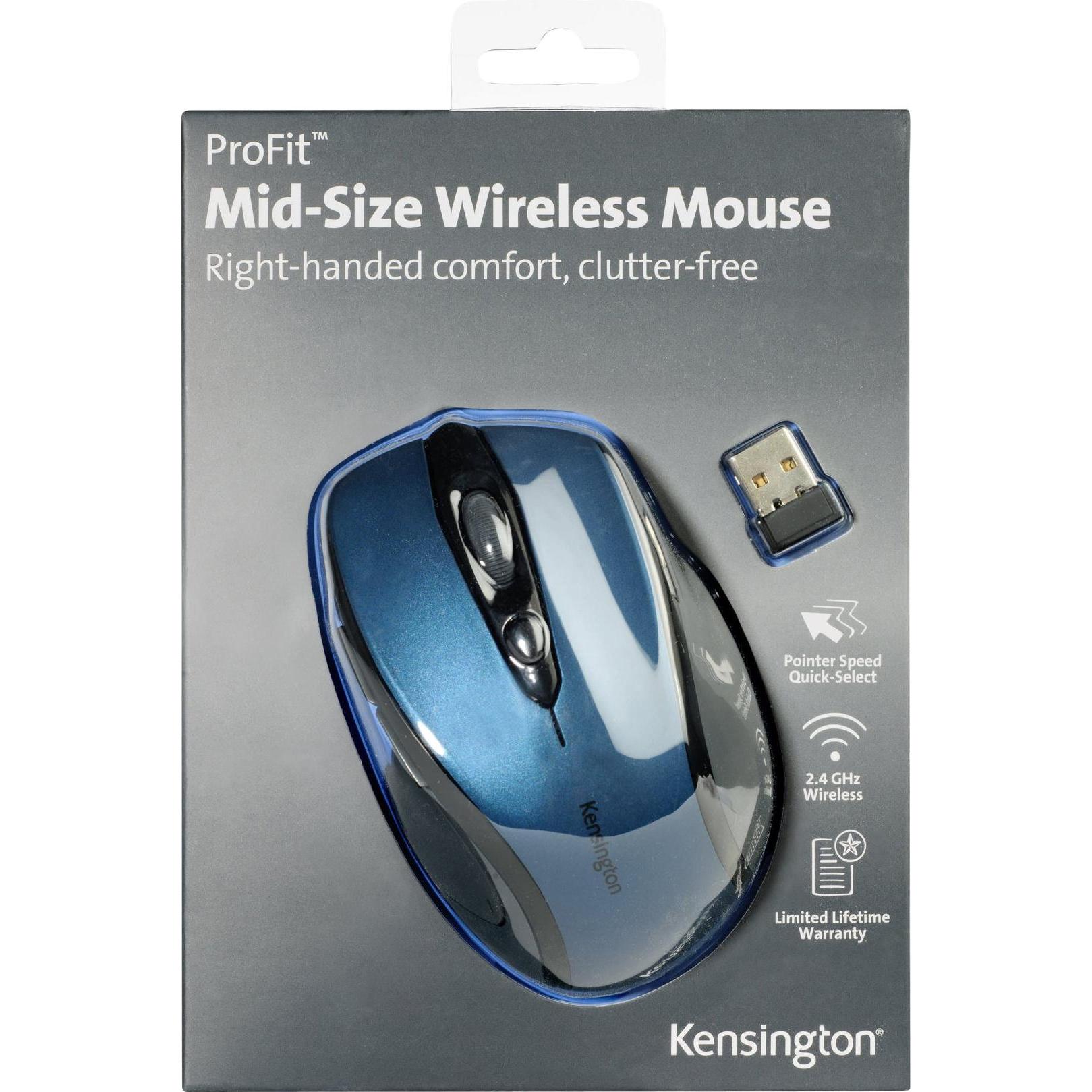 Thumbnail - Kensington Pro Fit (Kabellos), Maus, Blau, Schwarz