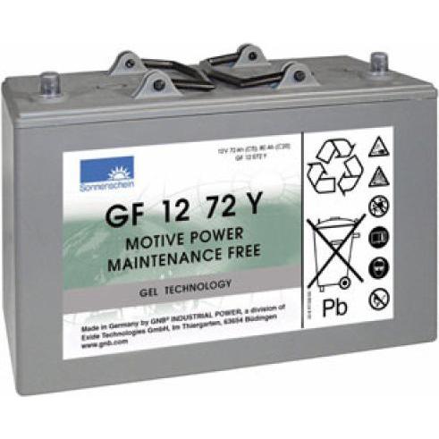 Exide, Versorgungsbatterie, Dryfit GF 120 72 Y Blei Akku mit A-Pol 12V, 80000mAh (12 V, 80 Ah)