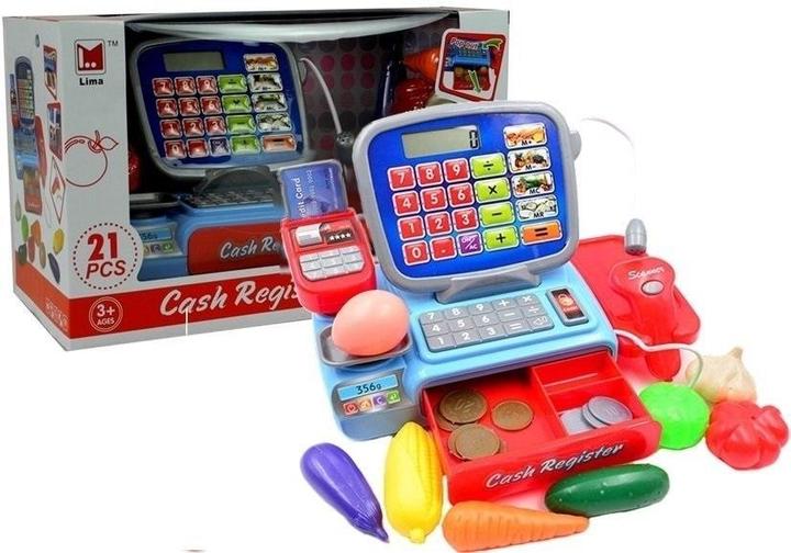 Lean Toys Cash register with barcode scanner 21-part