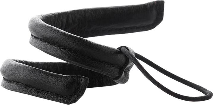Immagine prodotto Corinne Mondo - Fascia in pelle corta e stretta piegabile nera (Elastico per capelli)