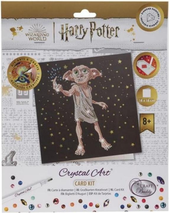 Produktbild Craft Buddy Dobby der Hauself, 18x18cm Crystal Art Card