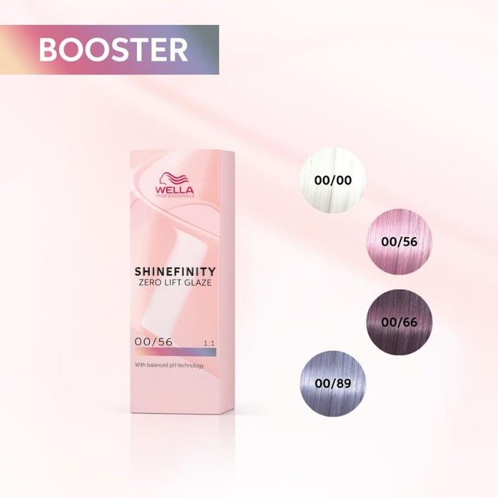 Actual product image Wella Professionals Shinefinity Zero Lift Glaze (00, 56 - Rosé Booster)
