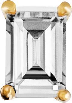 Immagine prodotto Julie Julsen Ohrstecker Rectangle (Argento 925)