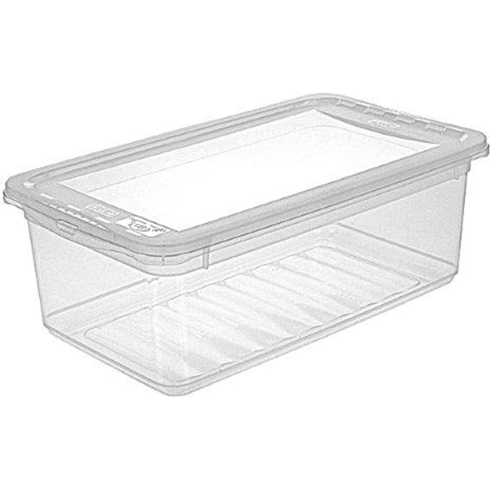 3x keeeper, Aufbewahrungsbox, Aufbewahrungsbox Basixx 5,6 l 33x19,5x12cm (19.50 cm, 5.60 l)