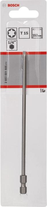 Actual product image Bosch Professional Zubehör Torx bit T 15 Accessories extr (Hexagon socket TX)