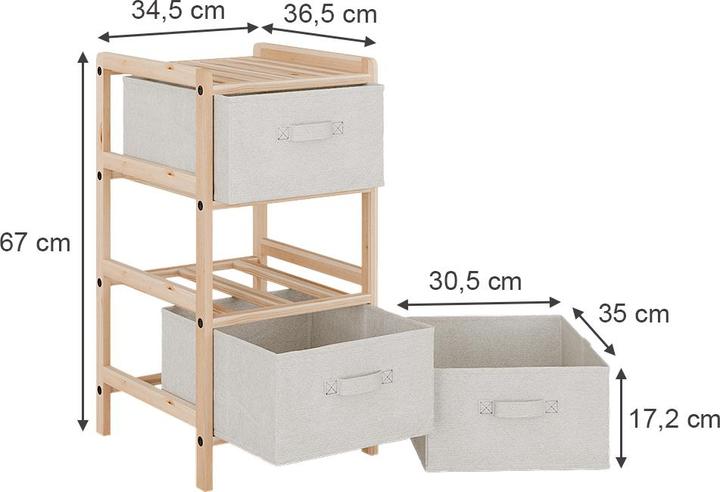 Produktbild Vicco Bruno (34.50 x 36.50 x 67 cm)
