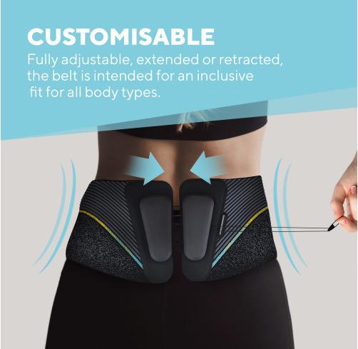 Produktbild Homedics Back Waist Support Massagegerät Gürtel Schwarz